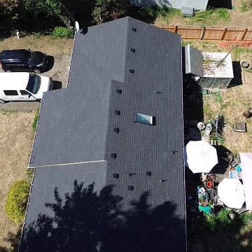 Roof project in Tacoma, WA