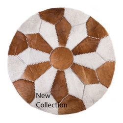 3D SOLID Luxury Cowhide Patchwork Area Rugs Full Collection - Area Rugs