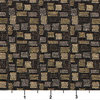 Black Gold Grey Geometric Rectangles Durable Upholstery Fabric By The Yard