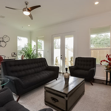 The family room is spacious with lots of natural light from the covered patio