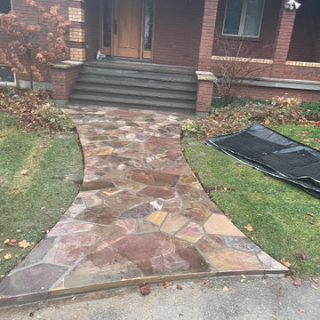 5 Point Ganite Flagstone Walkway