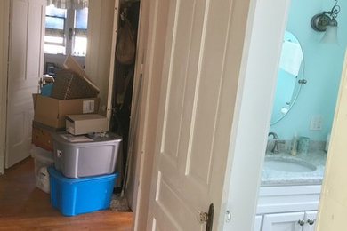 Trendy bathroom photo in New York