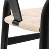 Poly and Bark Weave Chair, Black