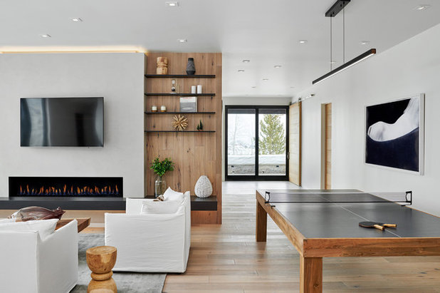 Contemporary Family Room by KA DesignWorks