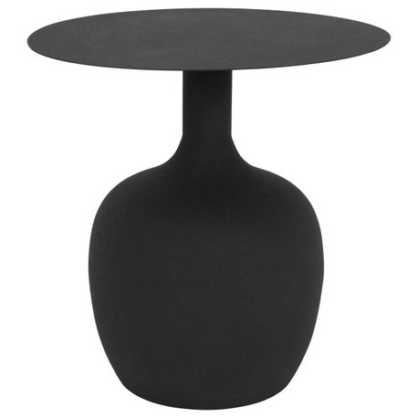 Metal Textured Table, Black
