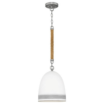 Hinkley Nash Pendant 3364AN-GR, Antique Nickel With Gray Stripe