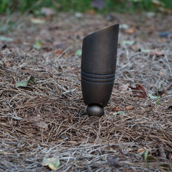 Suwanee, GA House Lighting Project Brass Up Light - Outdoor Lighting