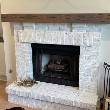 Fireplace Update - Custom Mantle