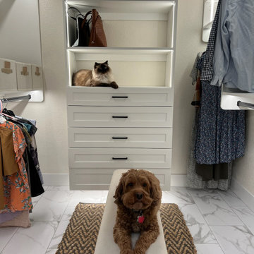Lighted Designer Master Closet