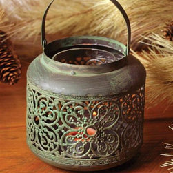 Filigree Candle Lantern - Candleholders