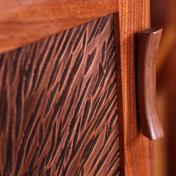 Black Walnut and Copper Sideboard - Buffets And Sideboards