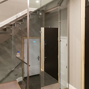 Ruggles Glass Railings with Stainless Steel Cap Rail