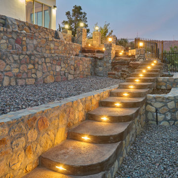 Hillside Backyard Renovation El Paso