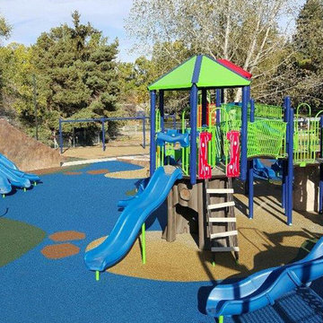 No Fault Safety Surface for residential and commercial playgrounds.