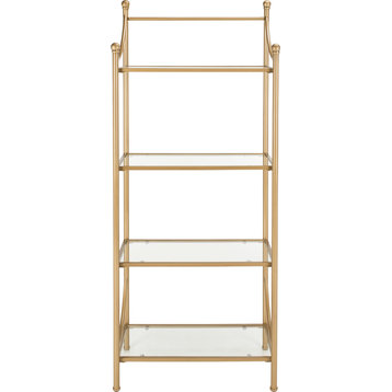 Diana Etagere - Clear, Gold