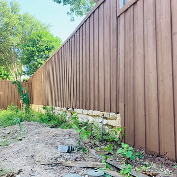 Solid color fence, Progroup Construction