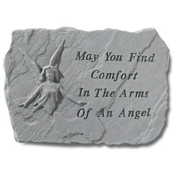 Garden Accent Stone, "May You Find Comfort in the Arms"