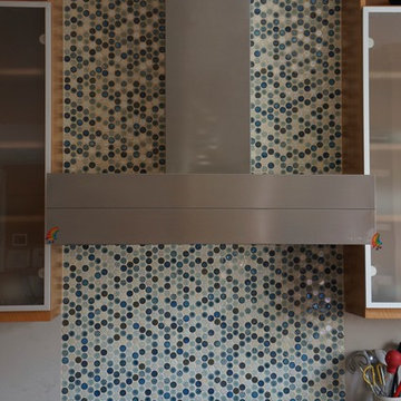 Pratt & Larson Intaglio Penny Round Backsplash