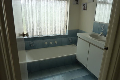 Bathroom DATED Blue BEFORE