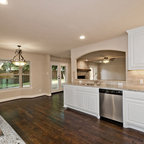 Kitchen Remodel, white cabinets, tile backsplash  