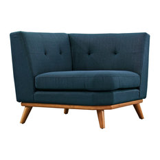 Corner Sofas Houzz America Luxury Modern Contemporary Corner Sofa Navy Fabric Sofas