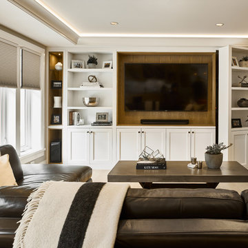 Transitional Family Room