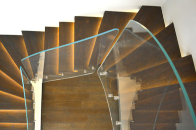 This is an example of a staircase in San Diego.