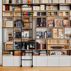 Biblioth&egrave;que murale style industriel contemporain - Bookcases