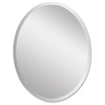 Uttermost - Uttermost 19580 B Frameless - 28" Frameless Vanity Oval Mirror - Polished edges for a smooth finish.Vanity Oval Decorative Mirror Beveled Oval *UL Approved: YES *Energy Star Qualified: n/a  *ADA Certified: n/a  *Number of Lights:   *Bulb Included:No *Bulb Type:No *Finish Type:Beveled Oval