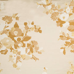 Tijuca Flor in Gold - Fabric