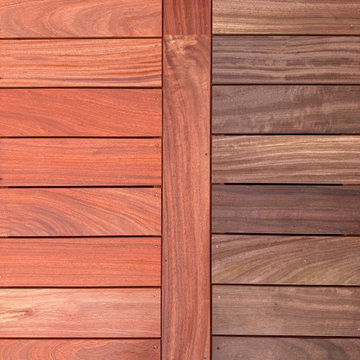 Terrasse en Padouk — Pose sur structure bois à La Wantzenau