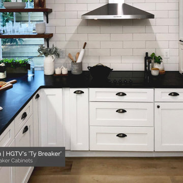 Ice White Shaker Cabinets | Ty Breaker