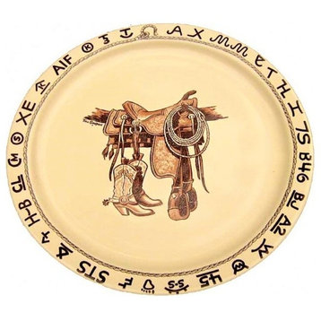 Boots and Brands Western Serving Plate