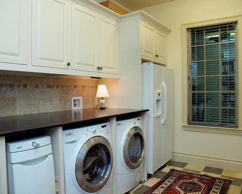 Laundry Room With Fridge | Houzz