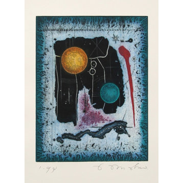 Tighe O'Donoghue, Untitled, Planetary Abstract, Etching