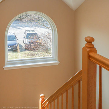 Great Stairway with New Picture Window - Renewal by Andersen Long Island