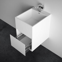 LUSSO STONE ETHOS STONE RESIN BASIN CABINET VANITY UNIT 400 - Products