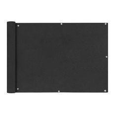 Oxford Fabric Balcony Screen, Anthracite, 75x600 cm