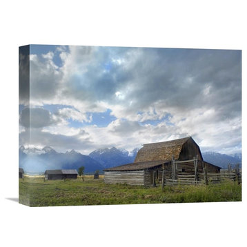 "Mormon Row Barn, Grand Teton National Park, Wyoming" Artwork, 16" x 12"
