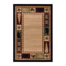 United Weavers Cottage Homestead Beige Area Rug 5'3"x7'6"