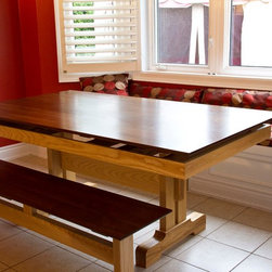 Floating Design Table with Bench - Dining Tables