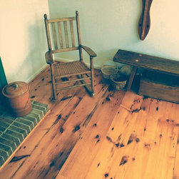 Reclaimed White Pine Flooring - Distressed Grade - Hardwood Flooring