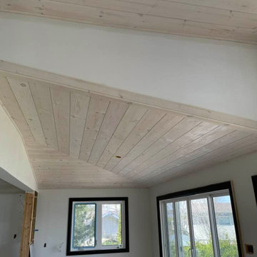 Pickled Pine Vaulted Ceiling