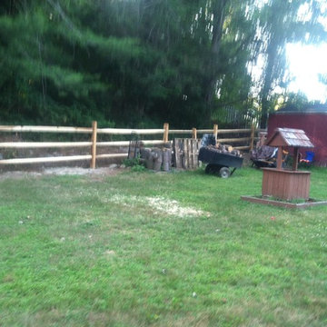 Wolcott Rustic Split Rail Fence