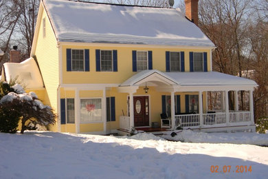 Front of house and porch