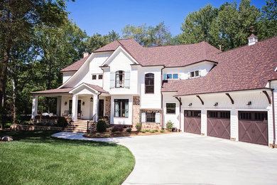 Inspiration for a transitional exterior in Charlotte.