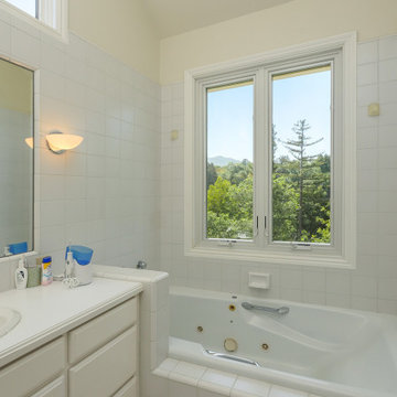 New Casement Windows in Pretty Bathroom - Renewal by Andersen Bay Area San Franc