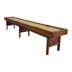 14' Liberty Shuffleboard with Chestnut Finish - Game Tables