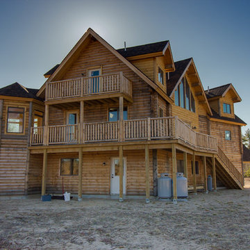 Log Home In Limington, Maine