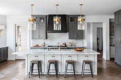 Inspiration for a transitional kitchen remodel in Austin